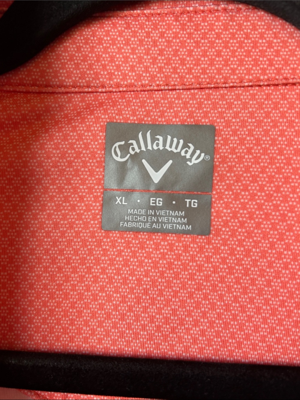 Callaway Men's Coral Performance Polo Shirt XL - Picture 3 of 8